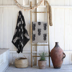 Pineapple - Jacquard Fouta - Black