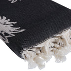 Pineapple - Jacquard Fouta - Black