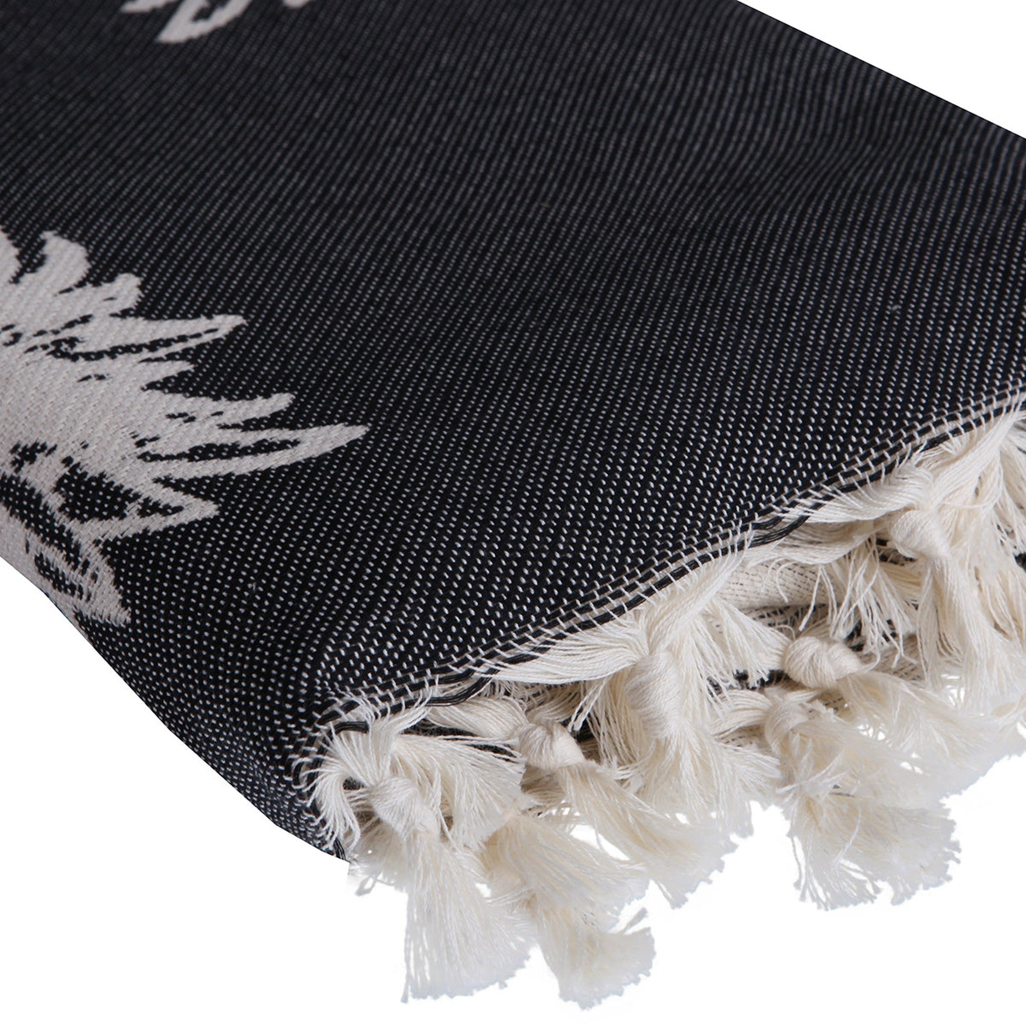 Pineapple - Jacquard Fouta - Black