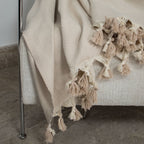 Megeve - Throw - Cotton - Light Taupe