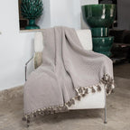 Megeve - Plaid - Coton - Taupe