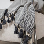 Megeve - Plaid - Algodón - Gris Medio