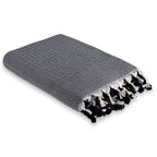 Megeve - Throw - Cotton - Black
