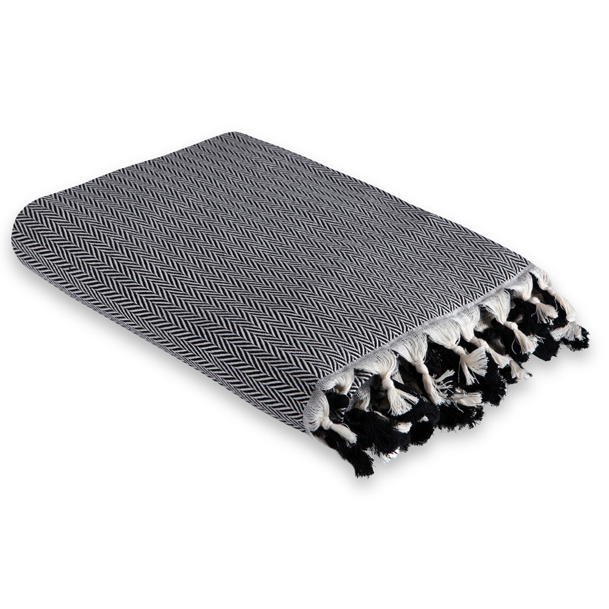 Megeve - Throw - Cotton - Black
