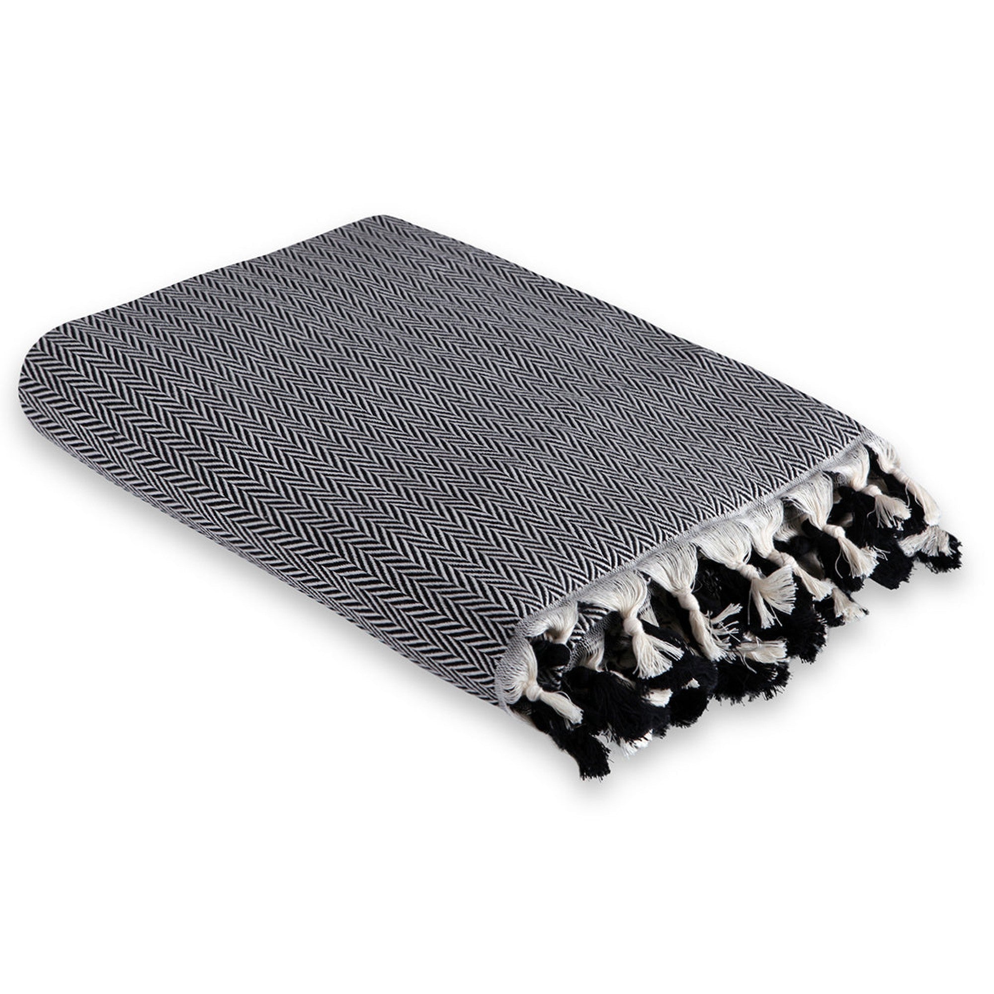 Megeve - Throw - Cotton - Black