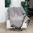 Megeve - Throw - Cotton - Black