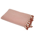 Megeve - Throw - Cotton - Terracotta Red