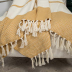 Liv - Plaid - Algodón - Amarillo Mostaza