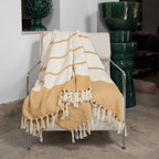 Liv - Plaid - Algodón - Amarillo Mostaza