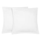 Hortensia - Pack De 2 Fundas De Almohada - Lino Lavado - Blanco