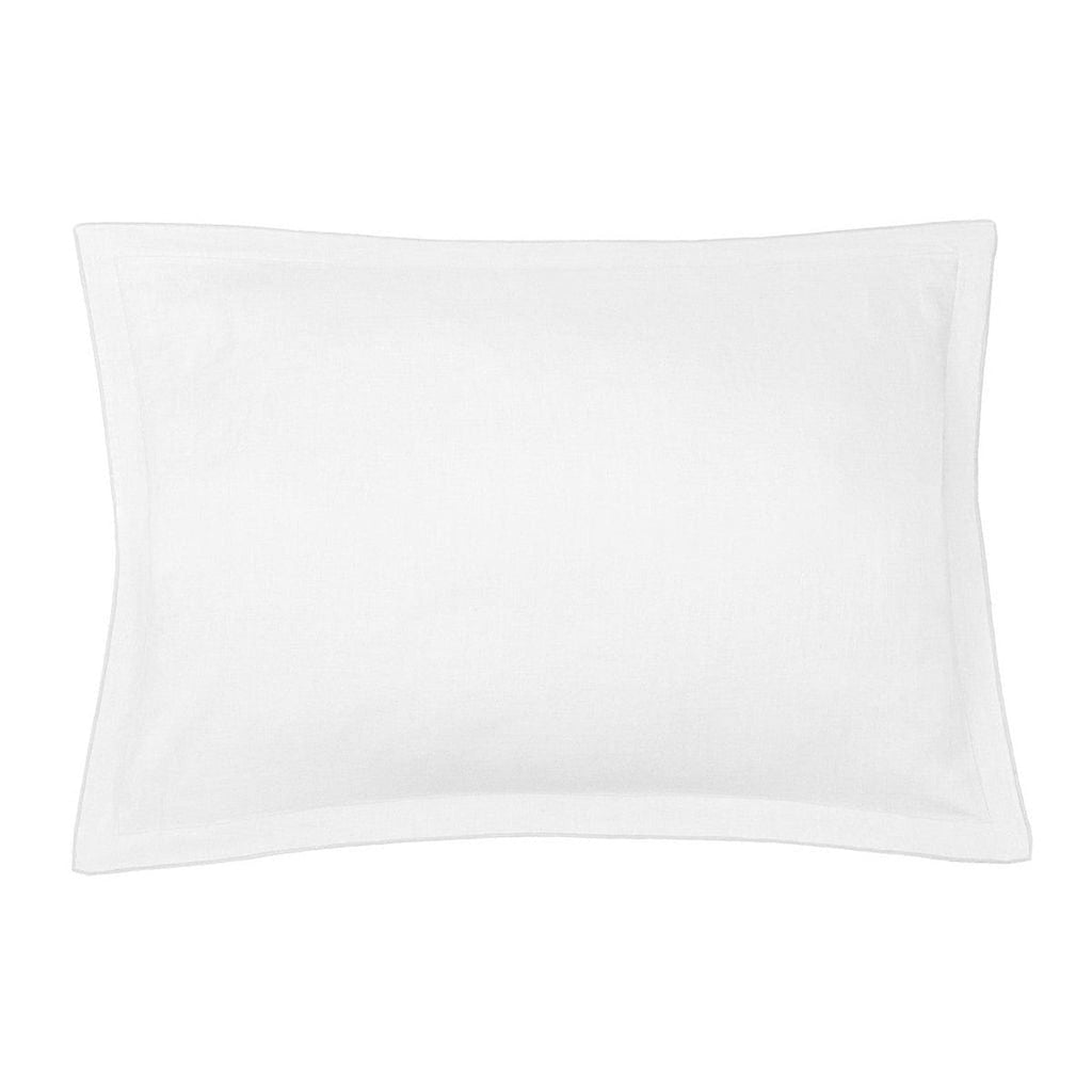 Hortensia - Pack De 2 Fundas De Almohada - Lino Lavado - Blanco
