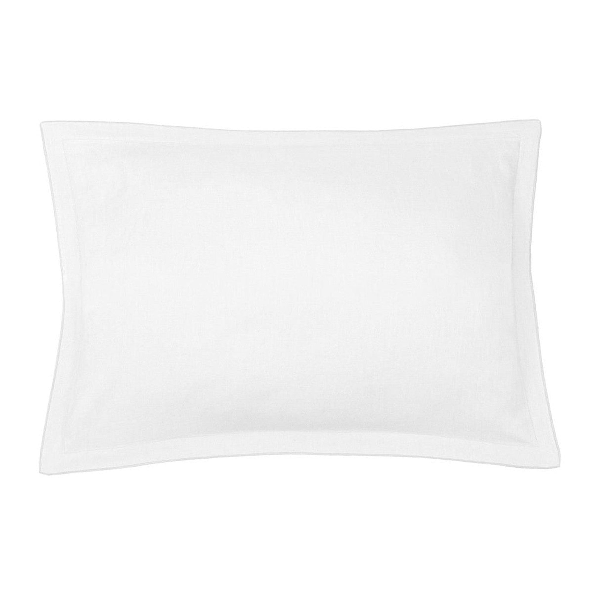 Hortensia - Pack De 2 Fundas De Almohada - Lino Lavado - Blanco