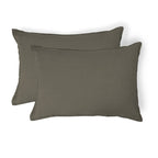 Camille - Pillowcase (X2) - Washed Linen - Khaki Green