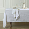 Camille - Nappe - Lin Lavé - Blanc/Or