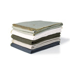Camille - Nappe - Lin Lavé - Blanc/Or