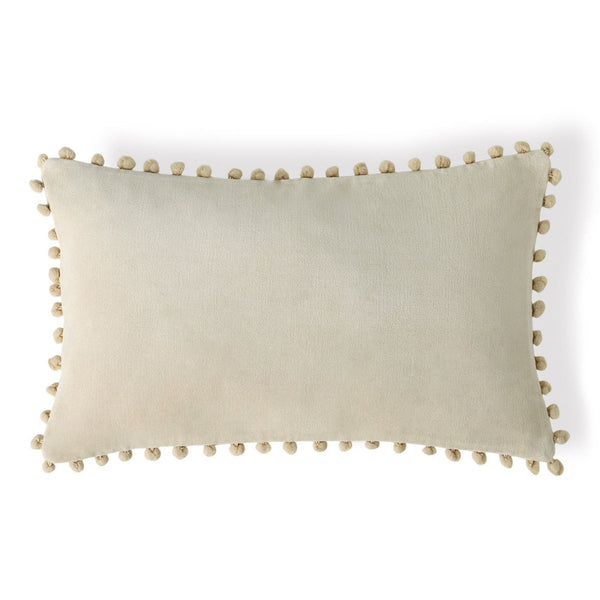 Velvet - Housse De Coussin - Velours De Coton - Craie