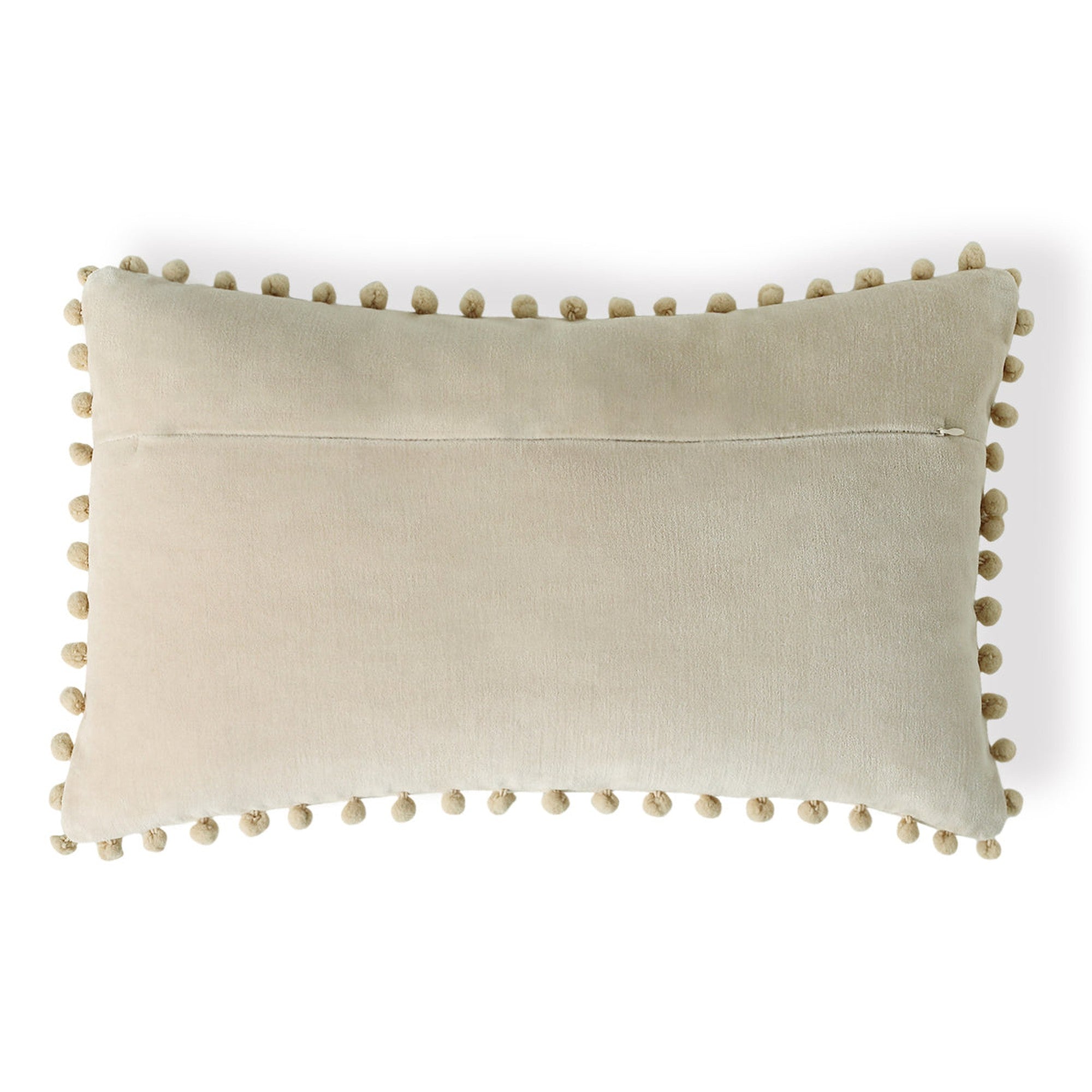 Velvet - Housse De Coussin - Velours De Coton - Craie
