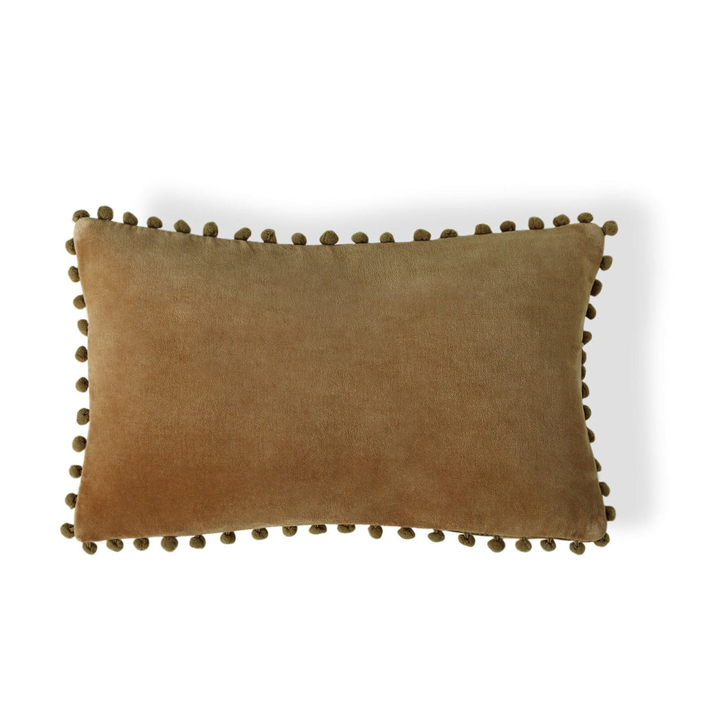 Velvet - Funda De Cojín - Terciopelo De Algodón - Camel