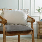 Velvet - Coussin - Velours De Coton - Craie
