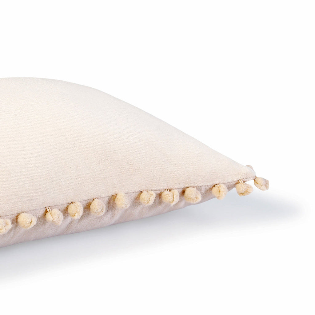 Velvet - Coussin - Velours De Coton - Craie