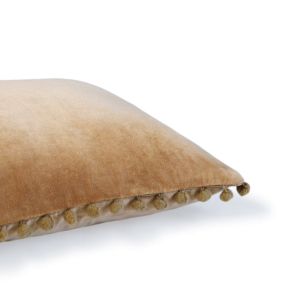 Velvet - Cushion - Cotton Velvet - Camel