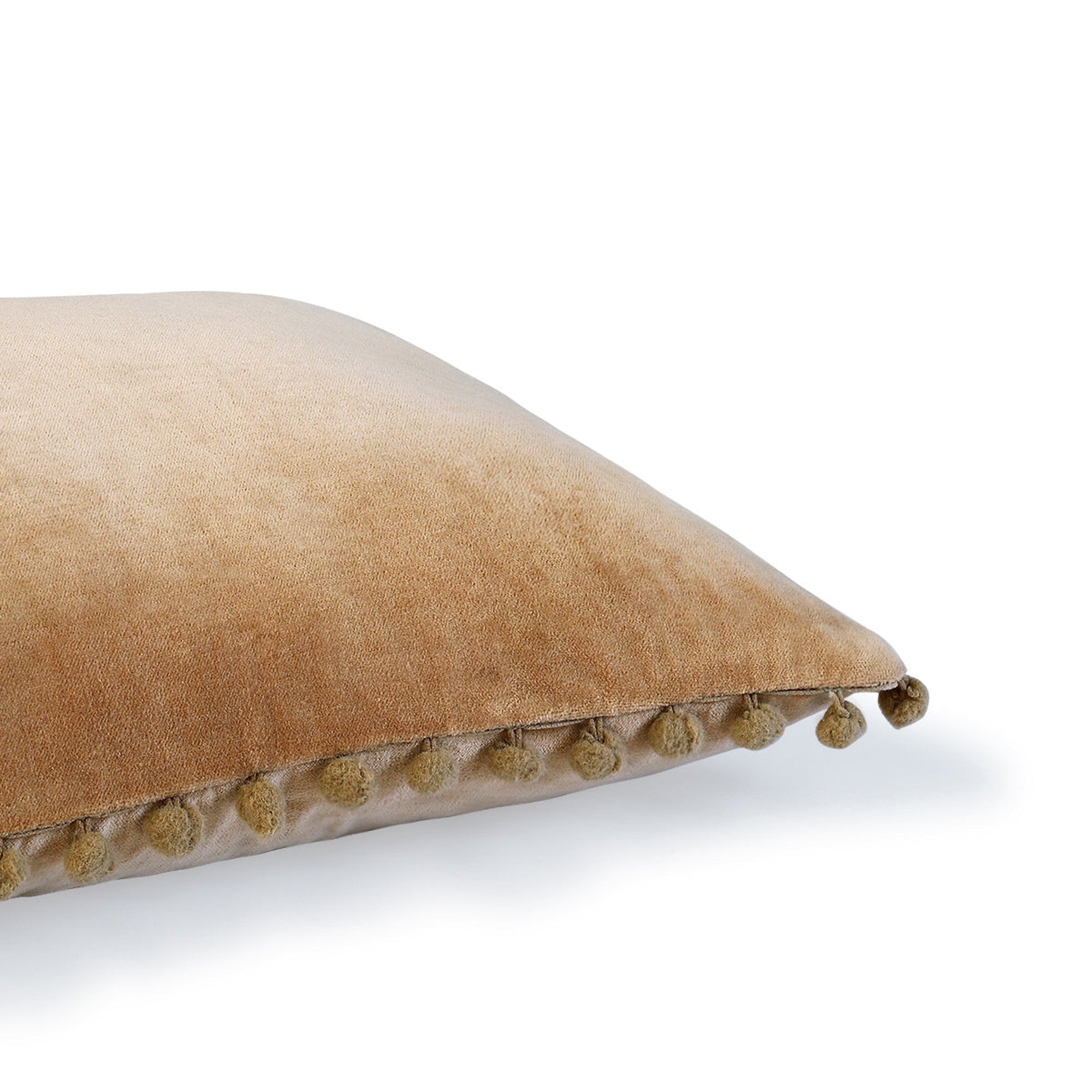 Velvet - Cushion - Cotton Velvet - Camel