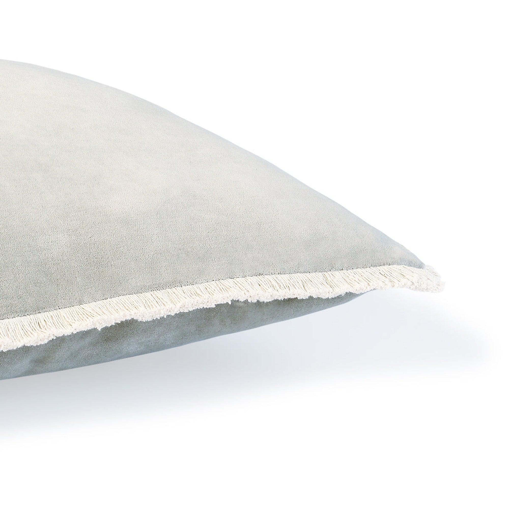 Riva - Housse De Coussin - Velours De Coton - Vert De Gris