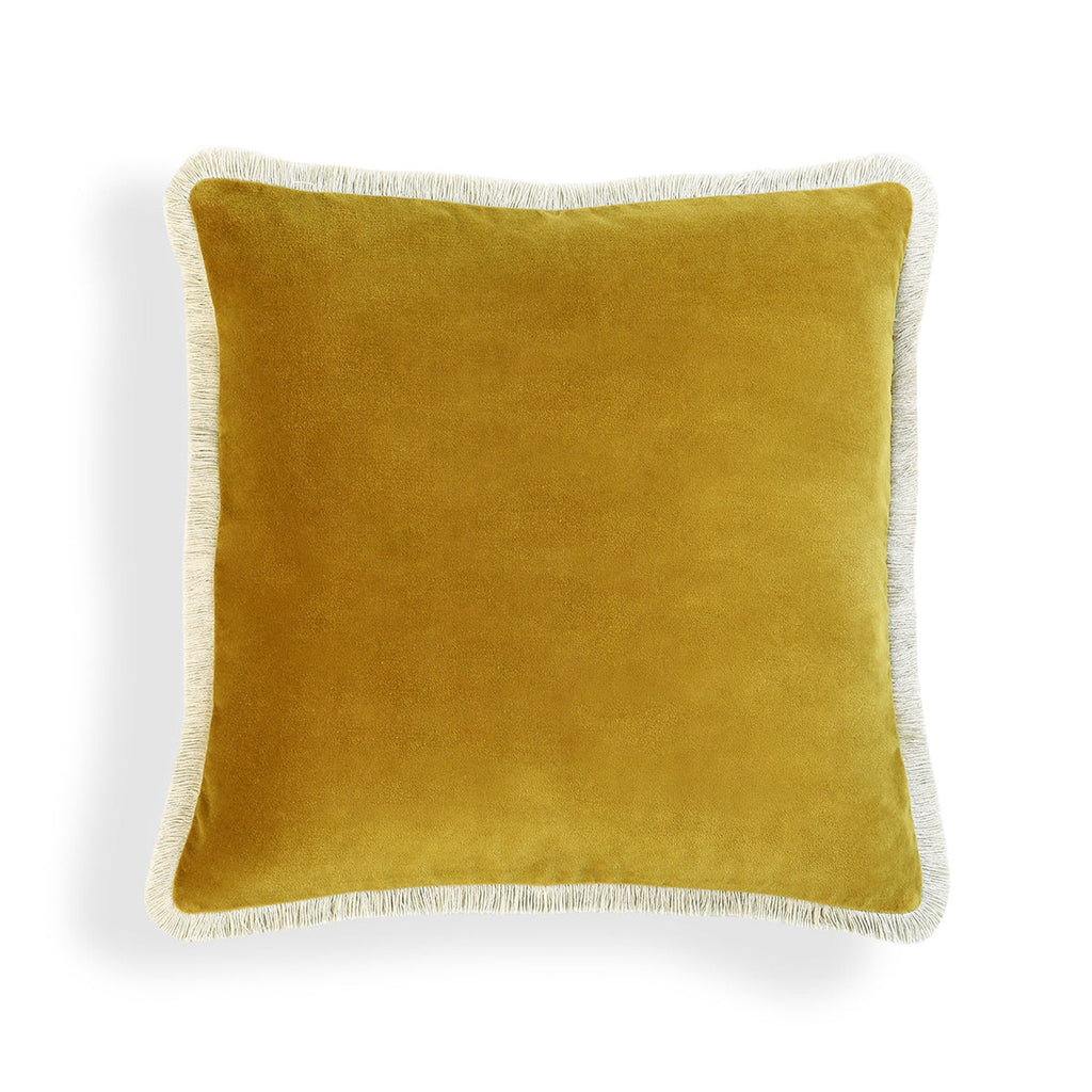 Riva - Cushion Cover - Cotton Velvet - Mustard Yellow