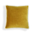 Riva - Cushion Cover - Cotton Velvet - Mustard Yellow