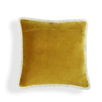 Riva - Cushion Cover - Cotton Velvet - Mustard Yellow