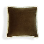 Riva - Cushion Cover - Cotton Velvet - Oak Brown