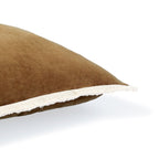 Riva - Cushion Cover - Cotton Velvet - Oak Brown