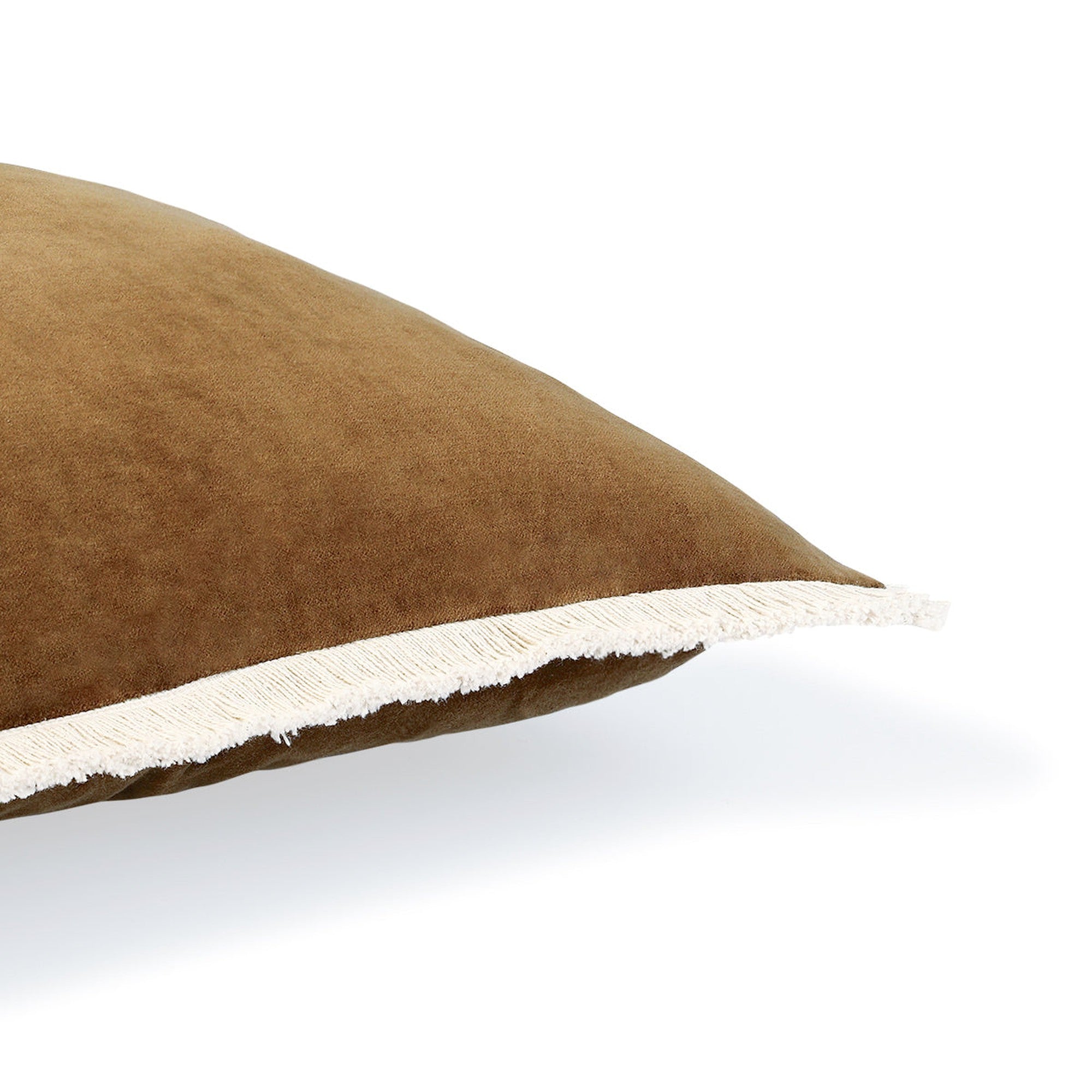 Riva - Cushion Cover - Cotton Velvet - Oak Brown
