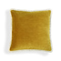 Riva - Cushion - Cotton Velvet - Mustard Yellow