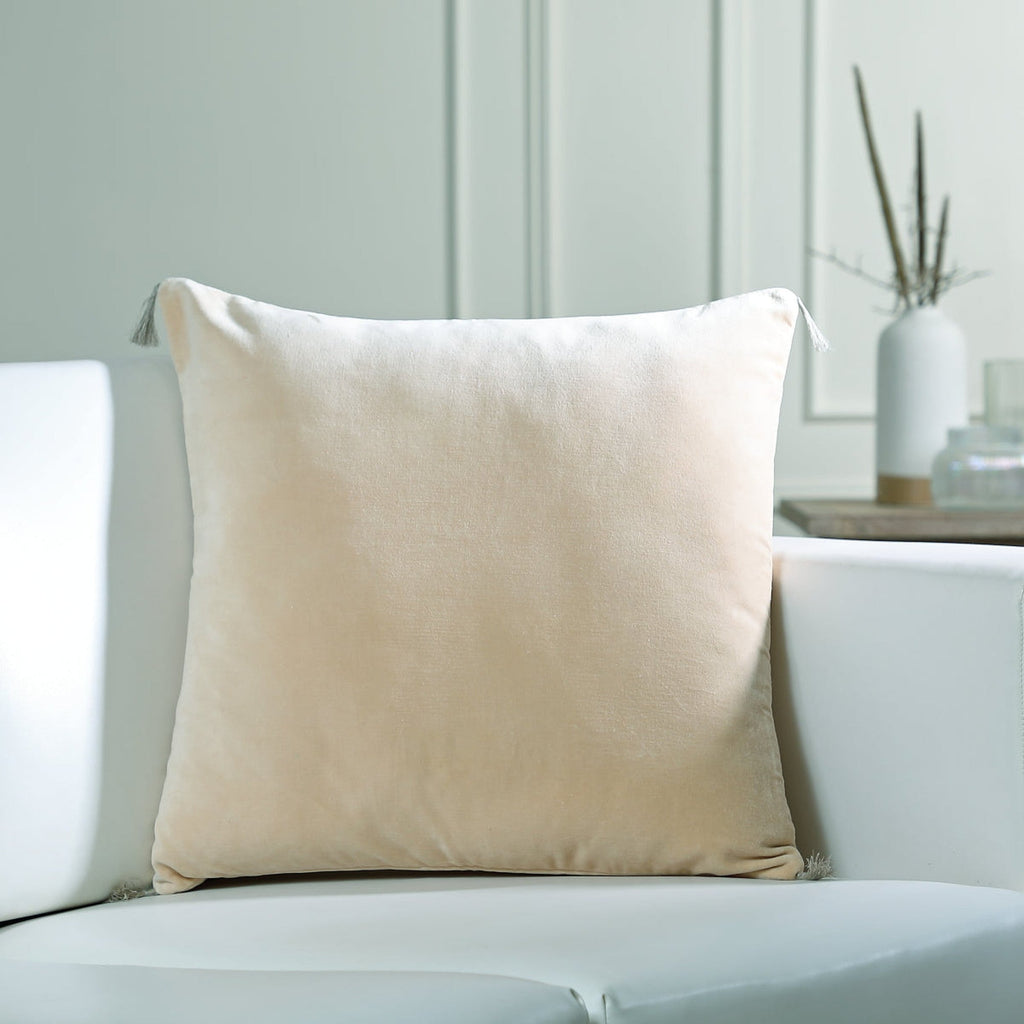 Danube - Cushion Cover - Cotton Velvet - Dune
