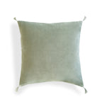 Danube - Funda De Cojín - Terciopelo De Algodón - Verde Grisáceo