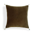 Danube - Cushion Cover - Cotton Velvet - Oak Brown