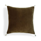 Danube - Cushion Cover - Cotton Velvet - Oak Brown