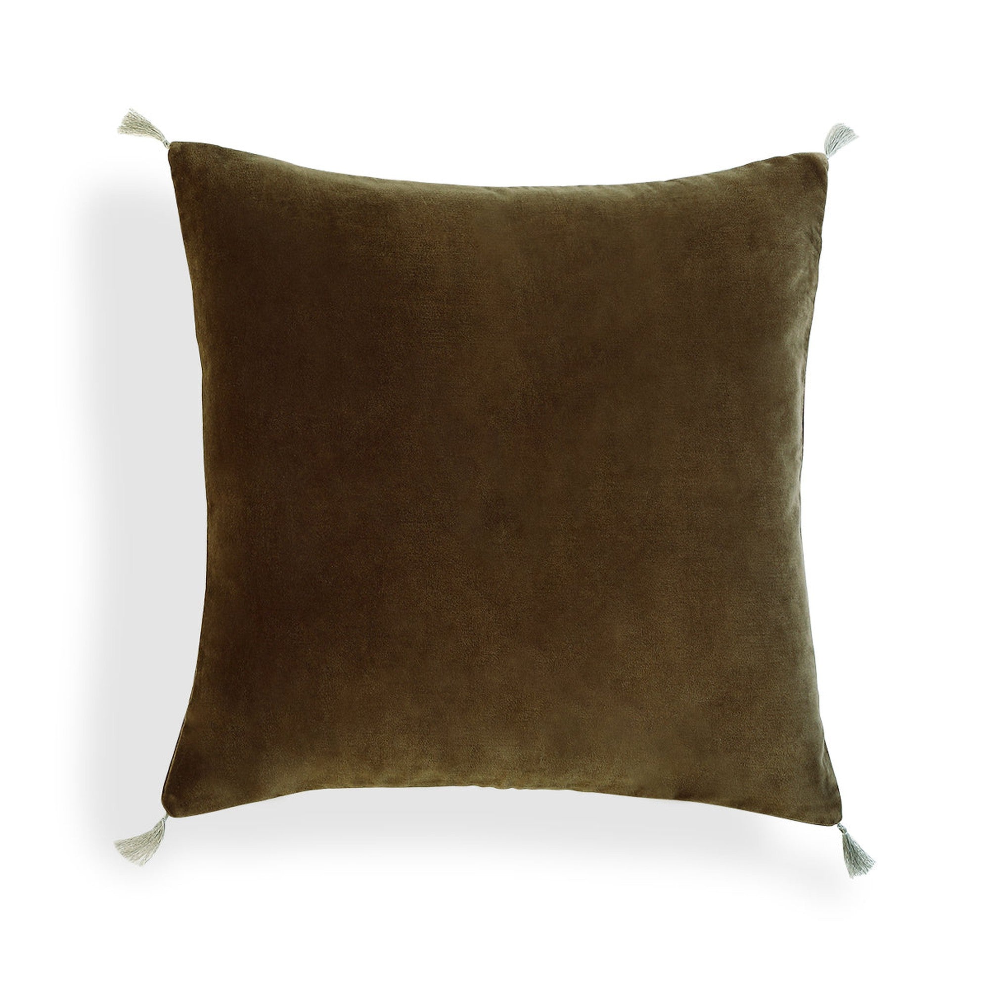 Danube - Cushion Cover - Cotton Velvet - Oak Brown