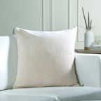 Danube - Coussin - Velours De Coton - Craie