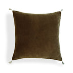Danube - Cushion - Cotton Velvet - Oak Brown