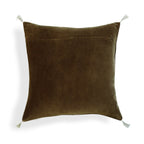 Danube - Cushion - Cotton Velvet - Oak Brown