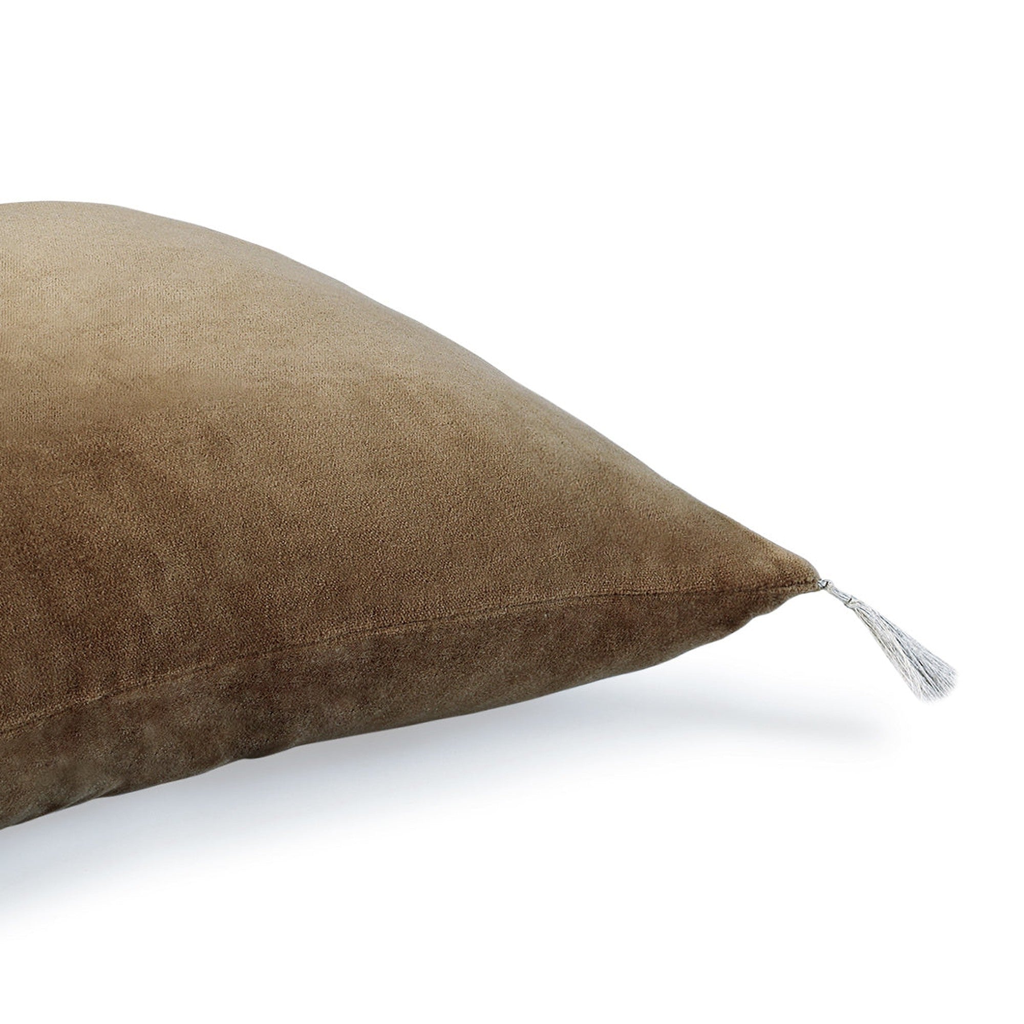 Danube - Cushion - Cotton Velvet - Oak Brown