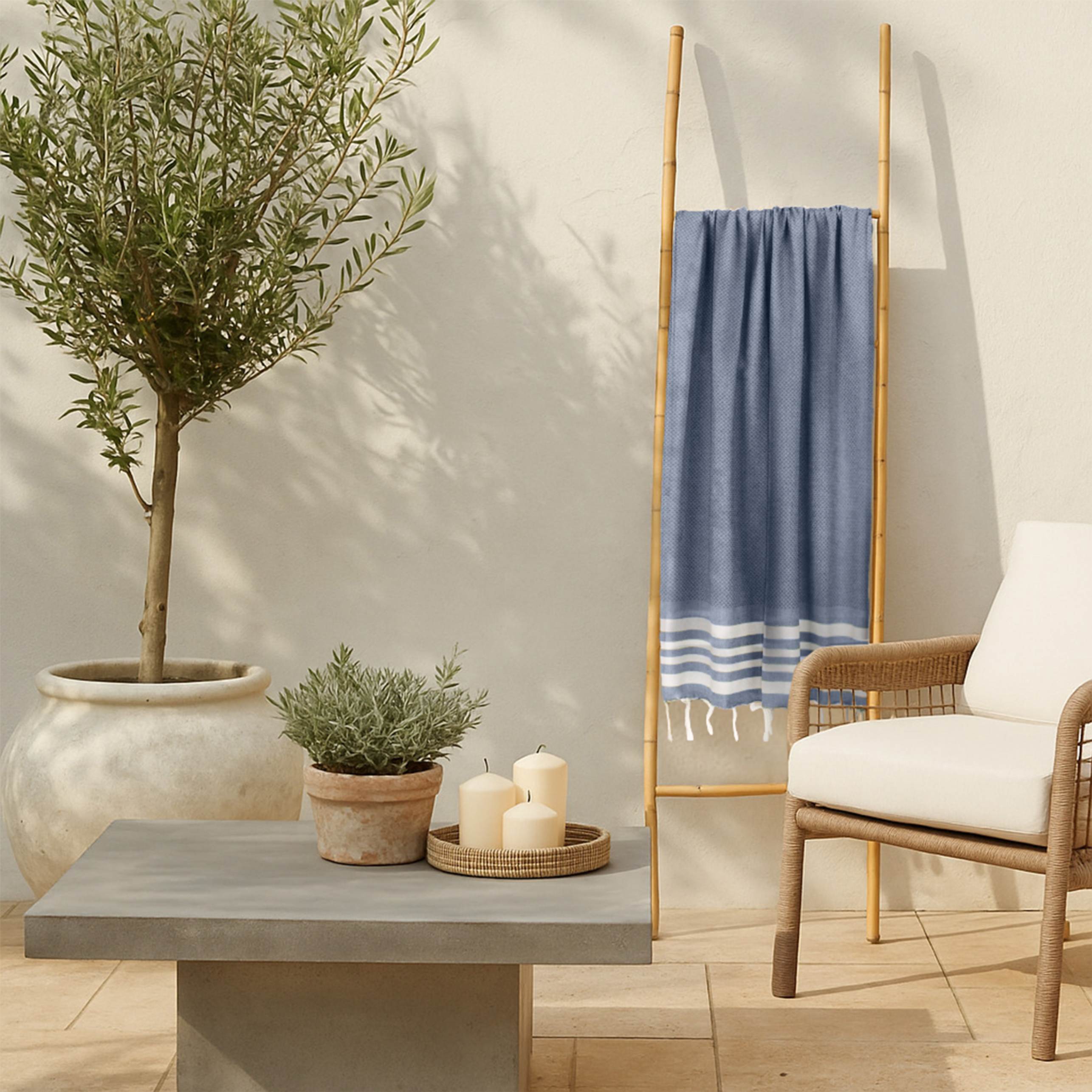 Newport - Fouta - Bleu Jean
