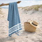 Newport - Fouta - Bleu Jean