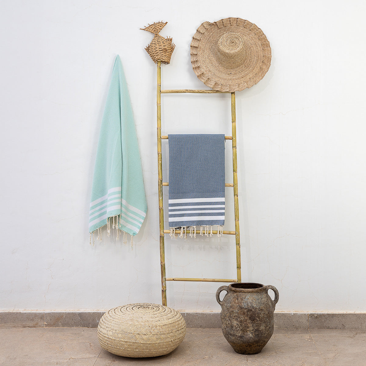 Newport - Fouta - Bleu Jean