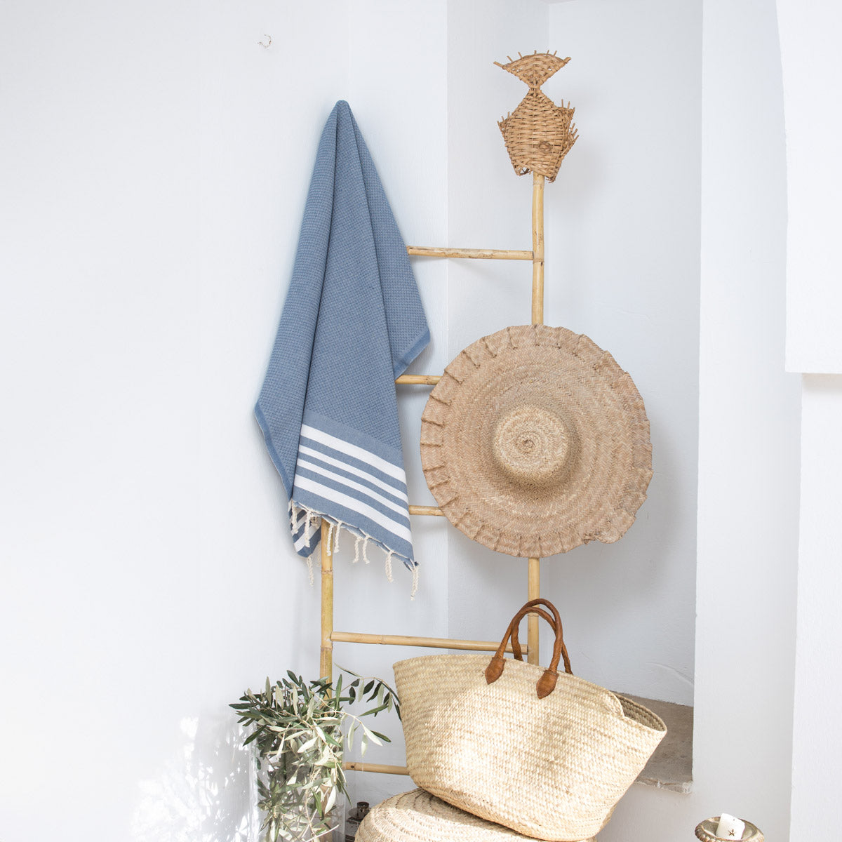 Newport - Fouta - Bleu Jean