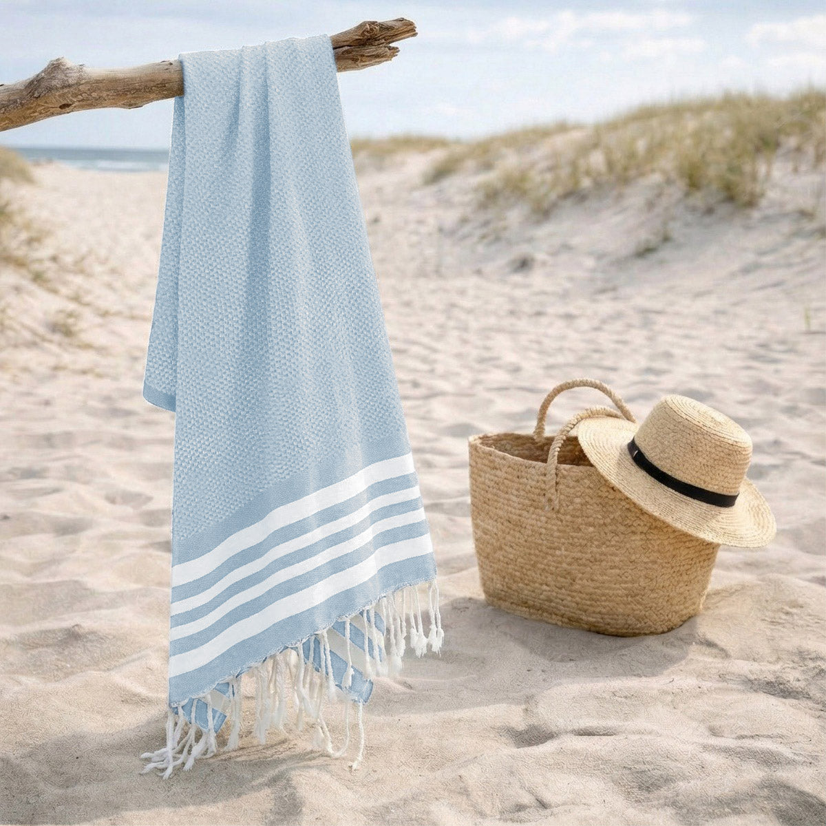 Newport - Fouta - Bleu Ciel