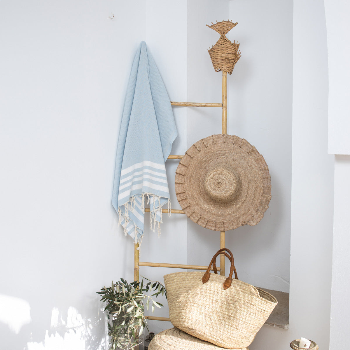 Newport - Fouta - Bleu Ciel