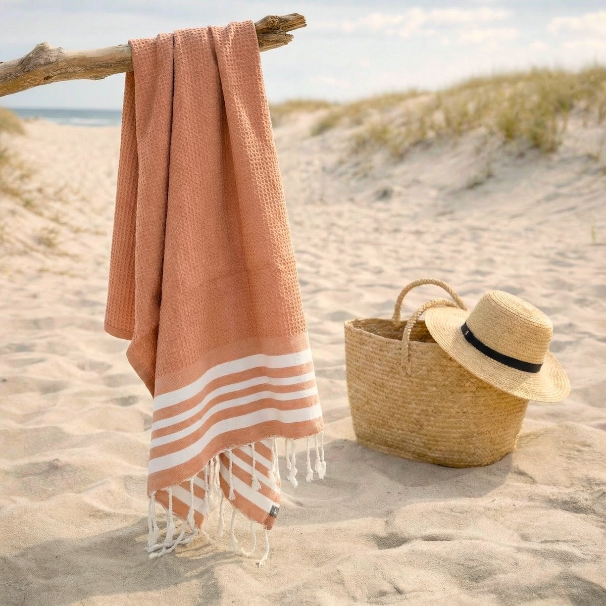 Newport - Fouta - Orange Corail